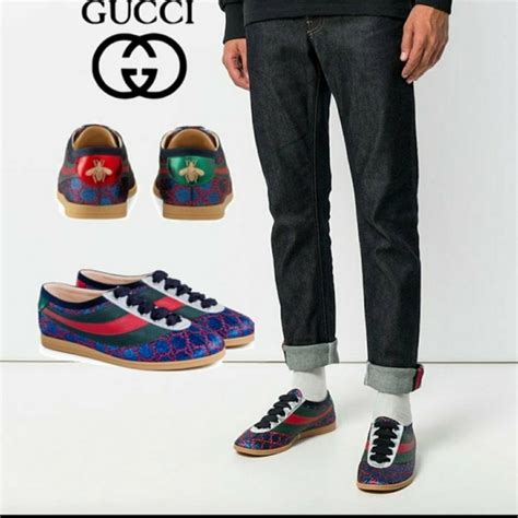 mens gucci gg falacer|are gucci shoes genuine.